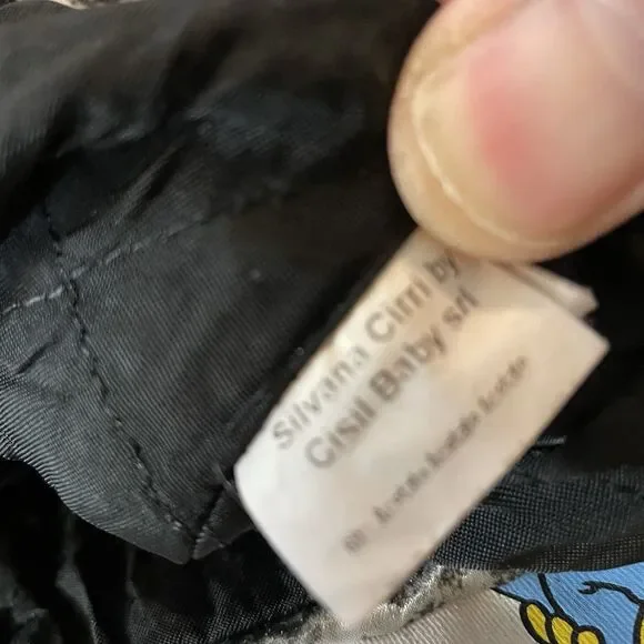 Silvana Cirri By Cisil Baby BLACK WHITE UNIQUE Jacket XS - Picture 7 of 8